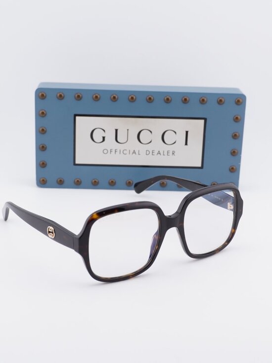 Gucci GG0799S 001 Square Sunglasses - Havana / Photochromic